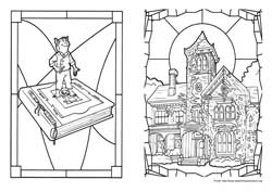 As Crônicas de Spiderwick desenho para colorir 01 e 02