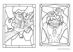 As Crônicas de Spiderwick desenho para colorir 03 e 04