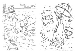 Babar desenho para colorir 03 e 04