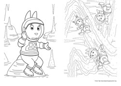 Backyardigans desenho para colorir 01 e 02