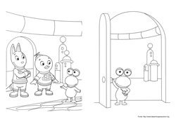 Backyardigans desenho para colorir 05 e 06