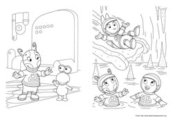 Backyardigans desenho para colorir 07 e 08