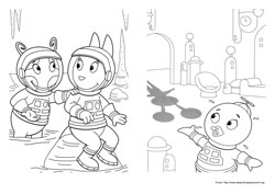 Backyardigans desenho para colorir 09 e 10