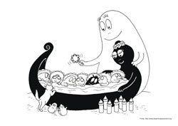 Barbapapa desenho para colorir 03