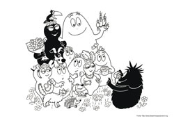 Barbapapa desenho para colorir 06