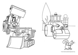 Bob o Construtor desenho para colorir 05 e 06