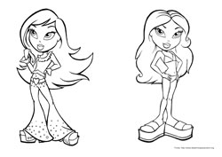 Bratz desenho para colorir 05 e 06