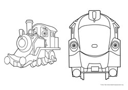 Chuggington desenho para colorir 06 e 07