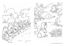 Disney Bunnies desenho para colorir 03 e 04