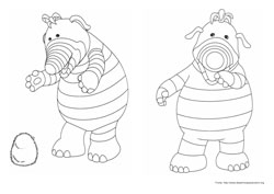 Fimbles desenho para colorir 05 e 06