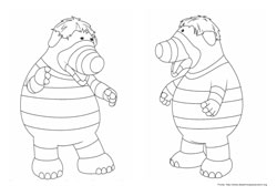 Fimbles desenho para colorir 09 e 10