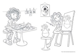 Groovy Girls desenho para colorir 03 e 04