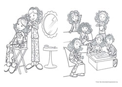 Groovy Girls desenho para colorir 05 e 06