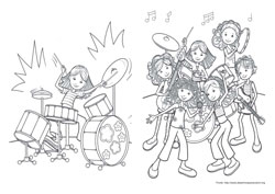 Groovy Girls desenho para colorir 07 e 08