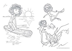 Groovy Girls desenho para colorir 11 e 12