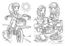 Holly Hobbie desenho para colorir 03 e 04