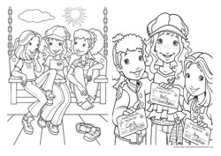 Holly Hobbie desenho para colorir 05 e 06