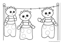 In The Night Garden desenho para colorir 04 e 05