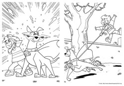 Krypto desenho para colorir 05 e 06