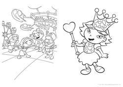 Little Einsteins desenho para colorir 03 e 04