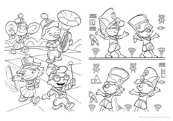 Little Einsteins desenho para colorir 05 e 06