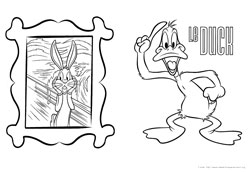 Looney Tunes desenho para colorir 09 e 10