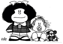 Mafalda desenho para colorir 05