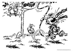 Marsupilami desenho para colorir 04