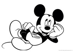 Mickey desenho para colorir 06