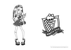 Monster High desenho para colorir 07 e 08