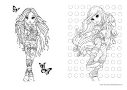 Moxie Girlz desenho para colorir 09 e 10