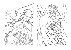 O Livro da Selva 2 desenho para colorir 03 e 04