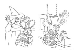 Peter Cottontail desenho para colorir 05 e 06