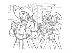 Piratas do Caribe desenho para colorir 07