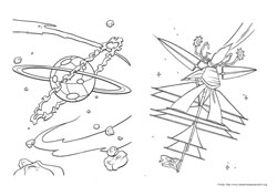 Planeta do Tesouro desenho para colorir 01 e 02