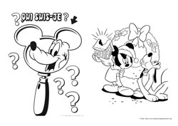 Pluto desenho para colorir 04 e 05