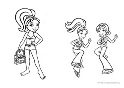 Polly Pocket desenho para colorir 03 e 04