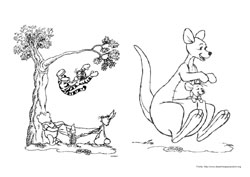 Pooh desenho para colorir 05 e 06