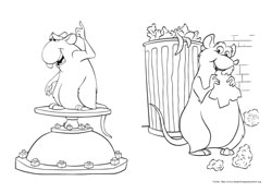 Ratatouille desenho para colorir 07 e 08