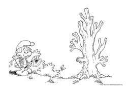 Smurfs desenho para colorir 05 e 06