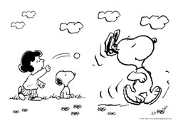 Snoopy desenho para colorir 07 e 08
