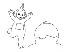 Teletubbies desenho para colorir 06