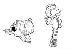 The Magic Roundabout desenho para colorir 07 e 08