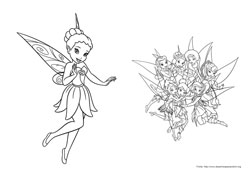 Tinker-Bell, O Mistério das Asas desenho para colorir 09 e 10