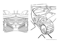 Tron desenho para colorir 10 e 11