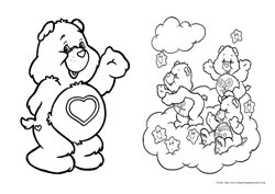 Ursinhos Carinhosos desenho para colorir 03 e 04