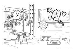 Wow Wow Wubbzy desenho para colorir 05 e 06