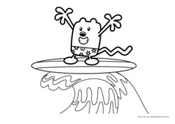 Wow Wow Wubbzy desenho para colorir 07