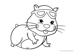 Zhu Zhu Pets desenho para colorir 07